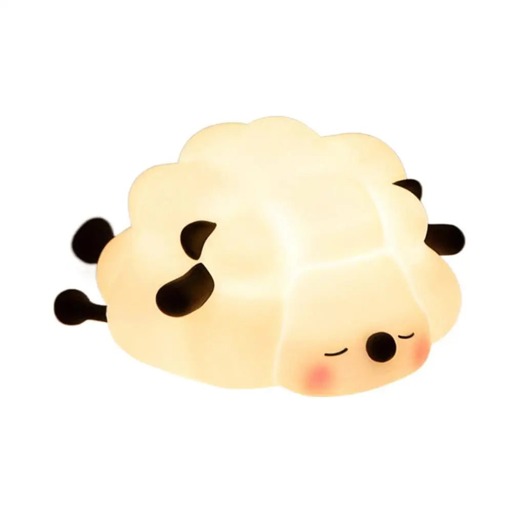 Cute Animal Silicone Night Light | Tap-to-Change Colour LED Lamp for Kids