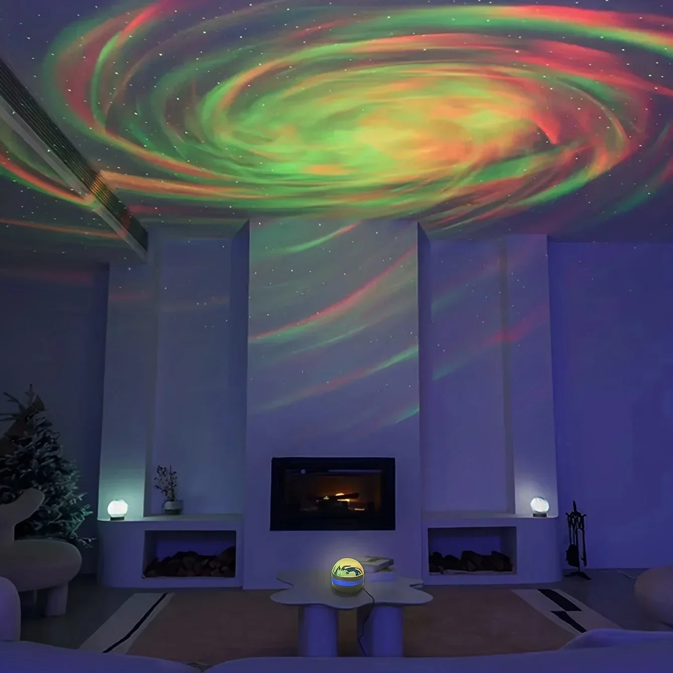 Galaxy Starry Sky LED Projector – USB Night Light with Remote Control