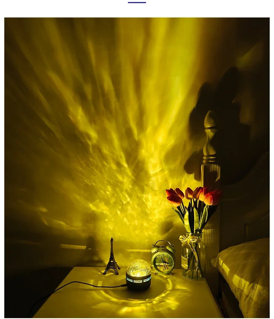 Galaxy Starry Sky LED Projector – USB Night Light with Remote Control