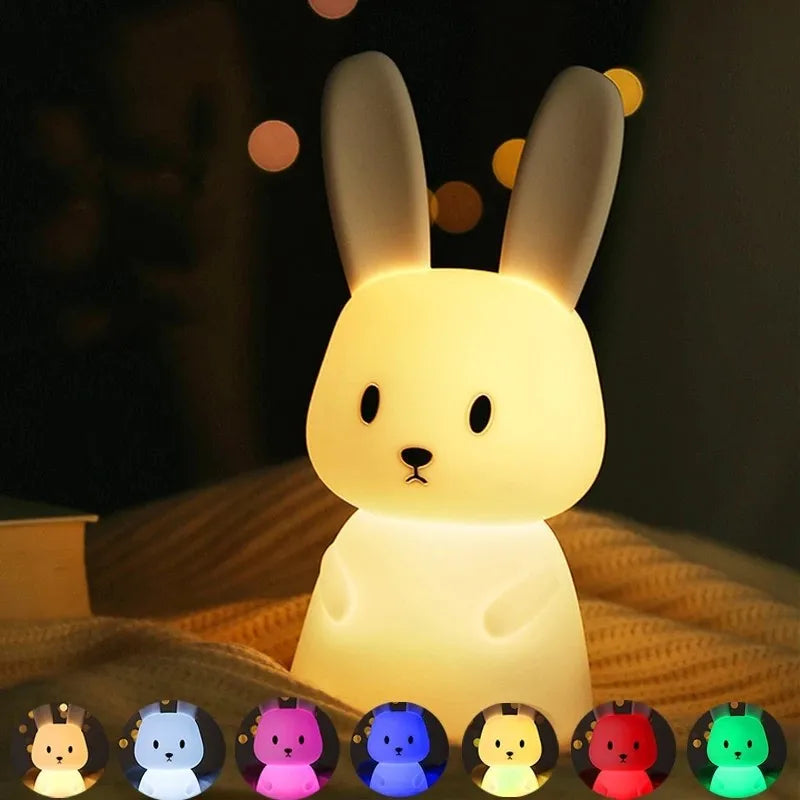 GlowBunny™ Silicone Touch Night Light