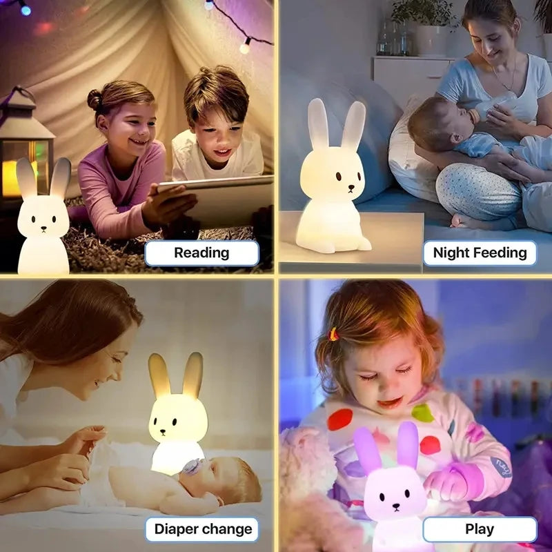 GlowBunny™ Silicone Touch Night Light